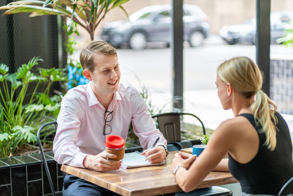 quick coffee with team