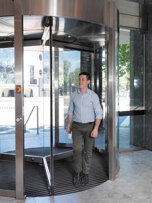Mike O’Donoghue at office