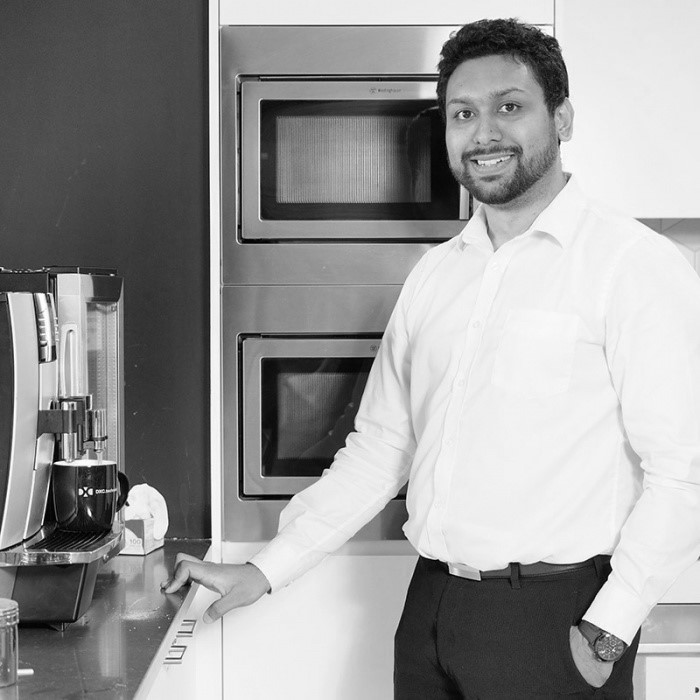 Niloy Chowdhury, DXC Graduate taking a break at work