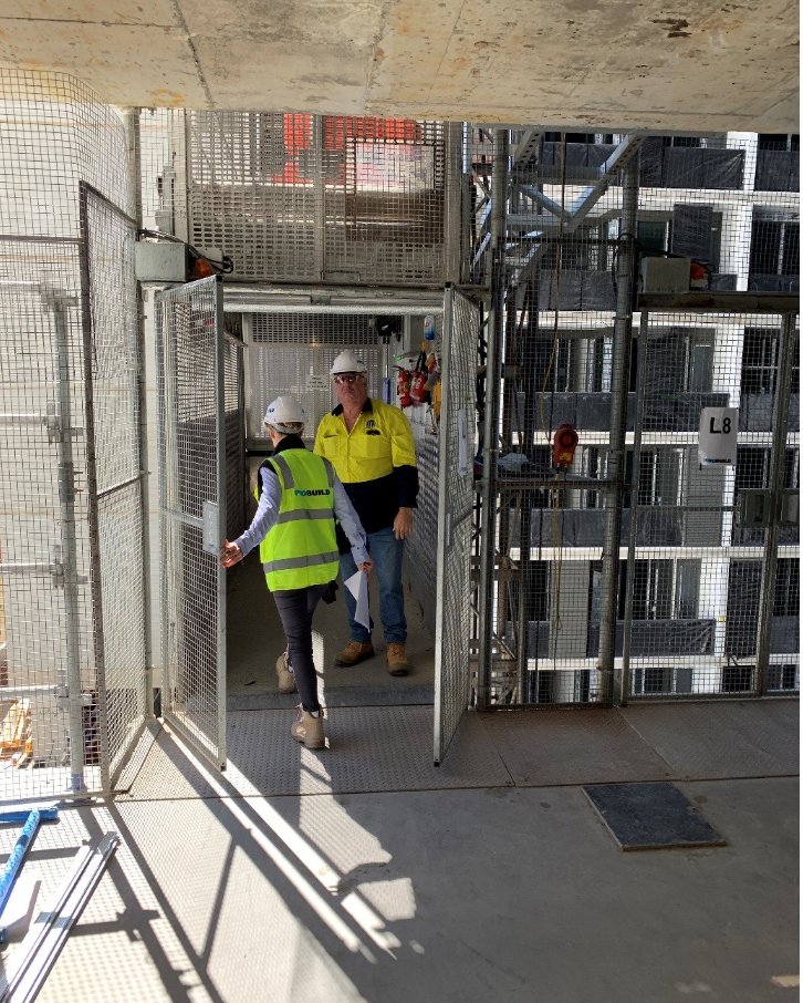 PROBUILD April Clark site visit