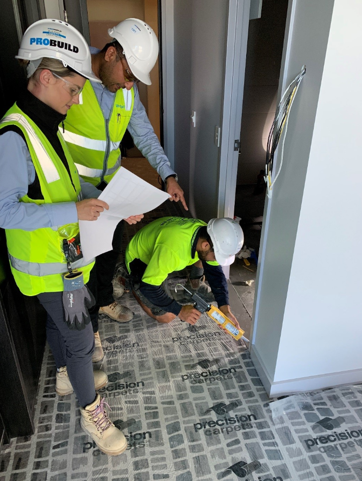PROBUILD April Clark after lunch work
