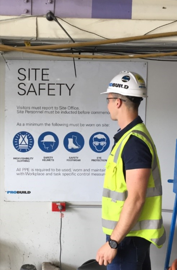 PROBUILD Damien Simic site inspection