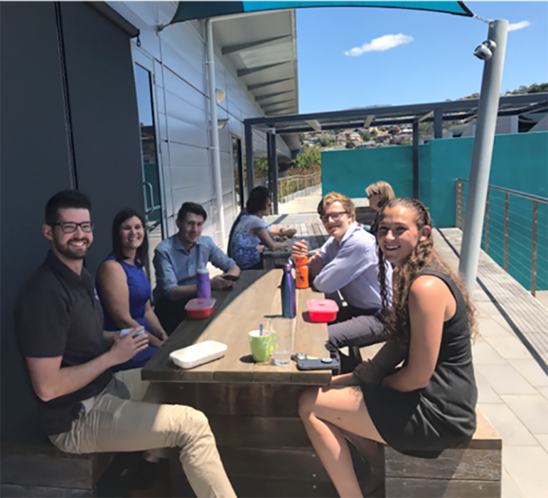 TasNetworks Shannon Culic lunch time