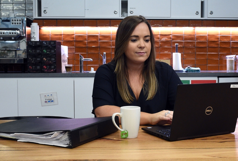 Day-in-the-life-AECOM-Amy-Forsyth-Amy-working-on-a-project-design