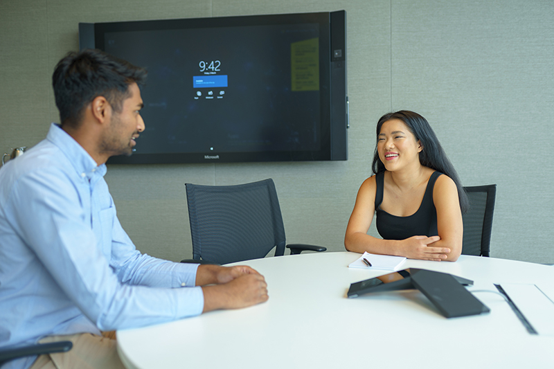 Inge Budihardjo in a meeting