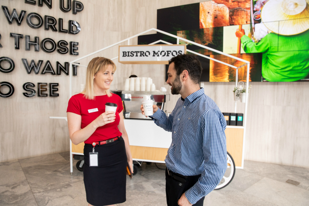Day-in-the-life-Flight-Centre-Alex-grab-coffee