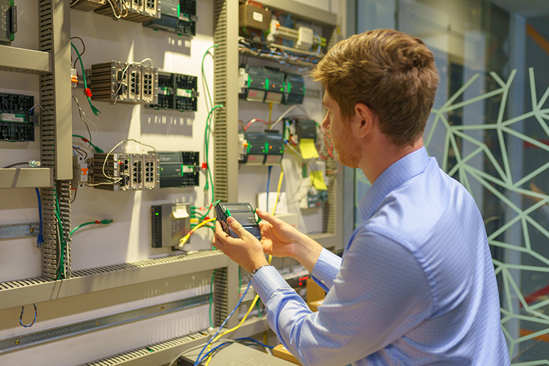 Day-in-the-life-Schneider-Electric-Chris-Johnson-testing-server