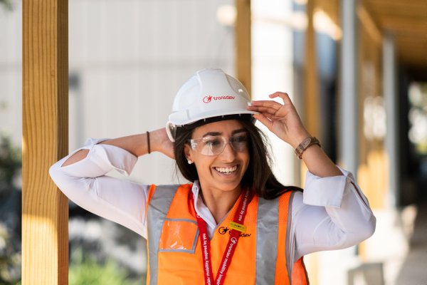 Sara Khosrav at workplace - Transdev