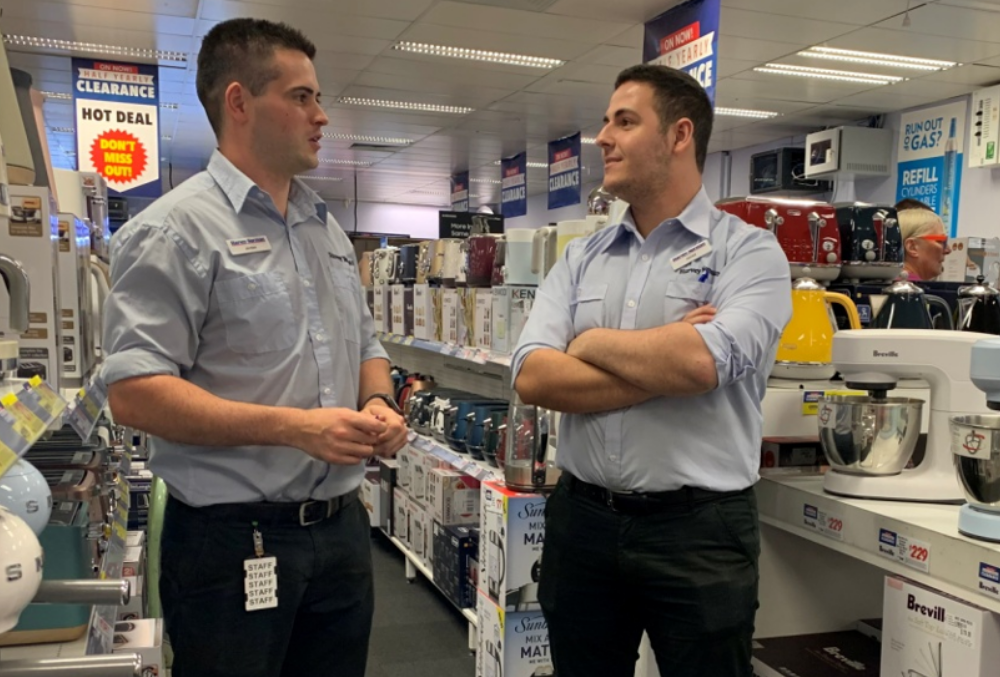 Jordan shares tasks with his colleague