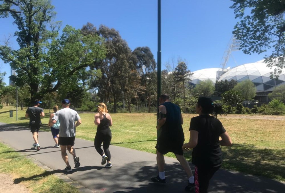 Kraft Heinz Graduate- Group of people running.