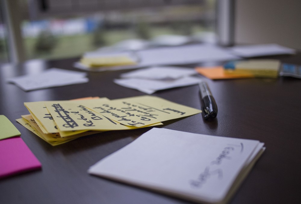 The Data School Graduate - Pen and sticky notes